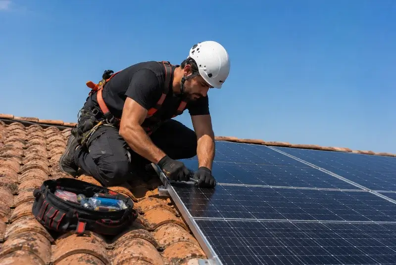 Maintenance et monitoring de panneaux solaires à Haux
