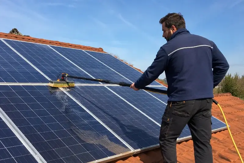 Nettoyage et entretien de panneaux solaires à Haux